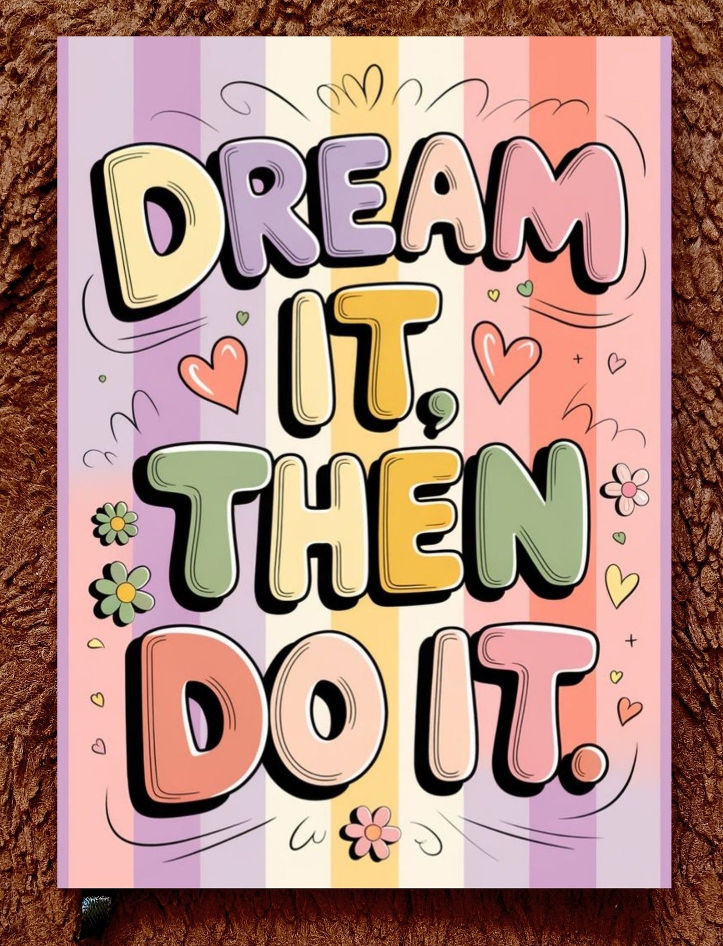 Pep Talk in Pastels – Motivational Rainbow Notebook | Aesthetic Ruled A5 & A6 Diary