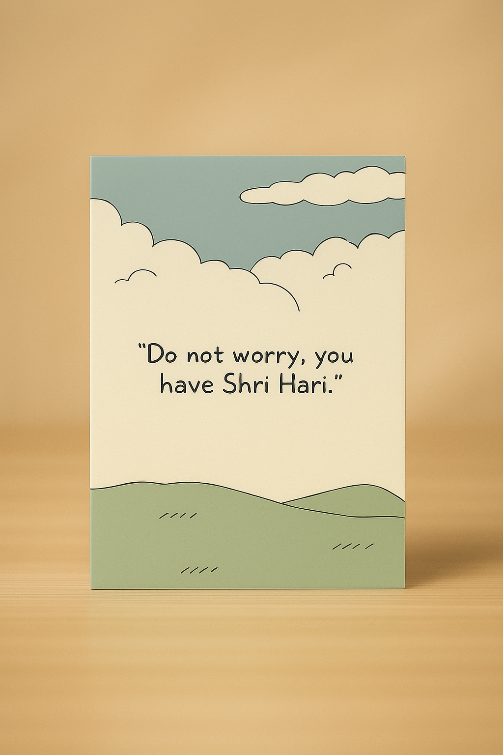 Do Not Worry, You Have Shri Hari Notebook – A5 Hardcover/Softcover, 90 GSM Acid-Free Paper
