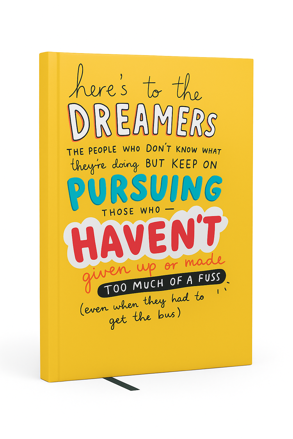 Dreamer’s Hustle – A5 Motivational Ruled Notebook for Students & Creatives
