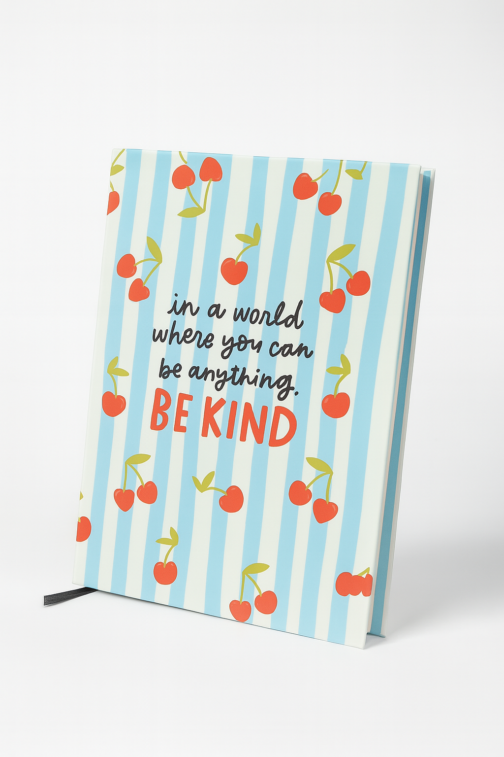 Cherry Kindness – A5 Ruled Motivational Notebook