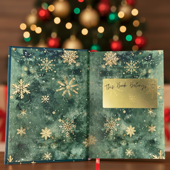 Midnight Christmas Stars Notebook – Holiday Edition