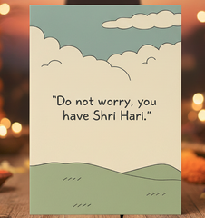 Do Not Worry, You Have Shri Hari Notebook – A5 Hardcover/Softcover, 90 GSM Acid-Free Paper