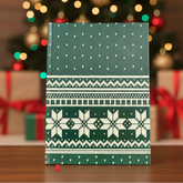 Christmas Sweater Pattern Notebook – Holiday Edition