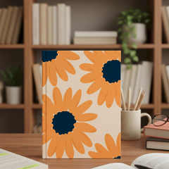 Sun-Kissed Chaos – Bold Sunflower Notebook | A5 & A6 Diary