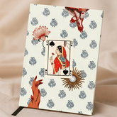 Indian heritage aesthetic journal queen illustration notebook