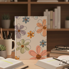 Petal Doodle – Pastel Floral Notebook | Aesthetic A5 & A6 Diary