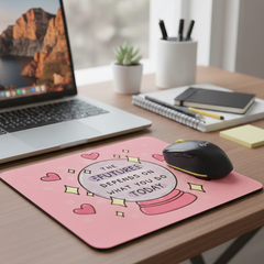 Manifest Today – Pink Crystal Ball Mouse Pad for Future-Focused Creators
