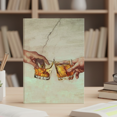 Gods of the Happy Hour – Artistic Whiskey Notebook | Aesthetic A5 & A6 Diary