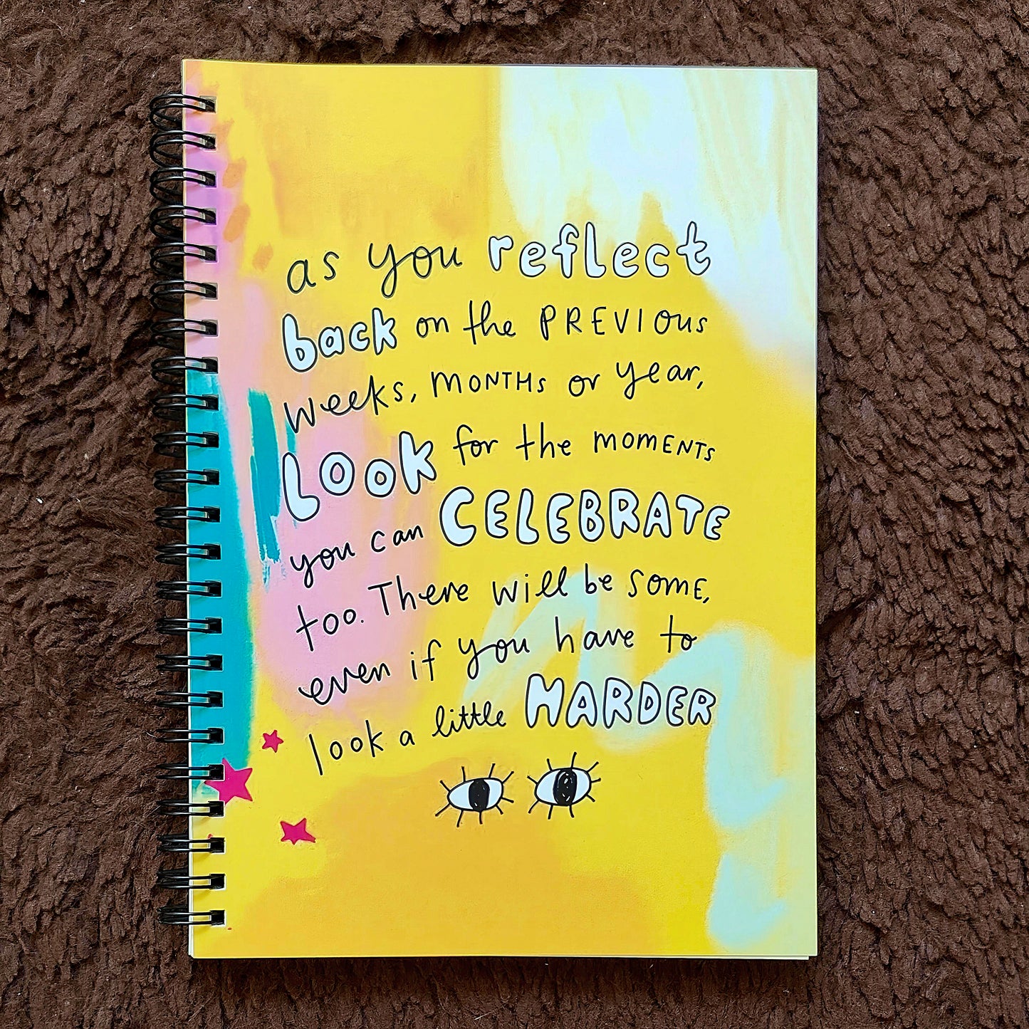 Celebrate Every Glimpse – A5 Spiral Notebook