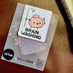 Brain Detox – Funny Magnetic Bookmark