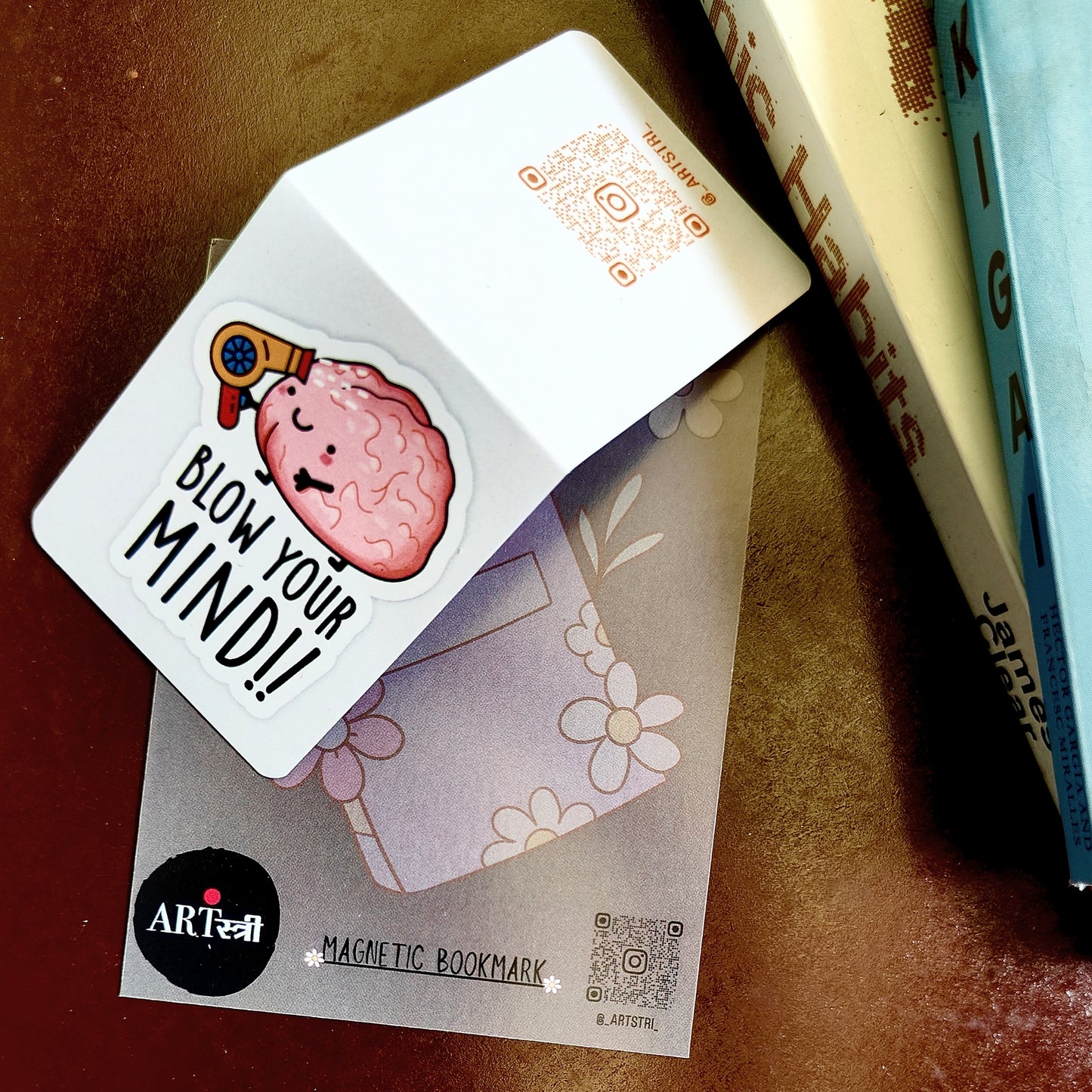 Mind Blown – Witty Brain Magnetic Bookmark