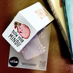 Mind Blown – Witty Brain Magnetic Bookmark