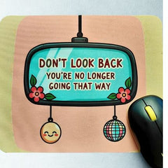 Drive Forward – Retro Quote Mouse Pad for Motivation & Momentum