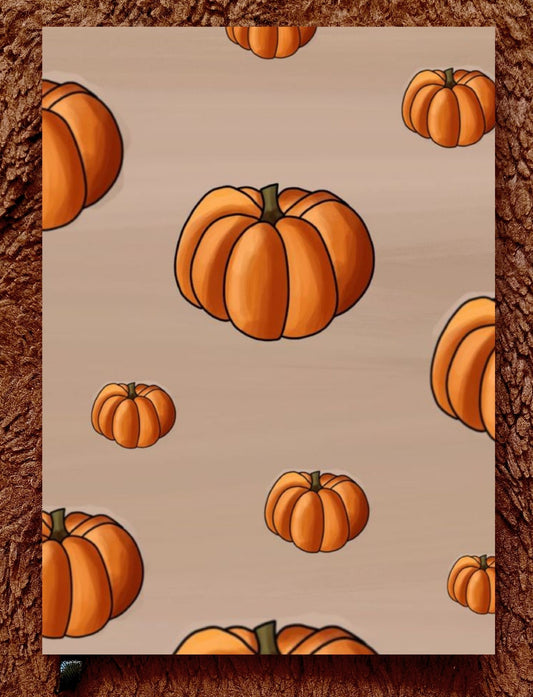 Pumpkin Please!” – Autumn Vibes Notebook | A5 & A6 Ruled Diary Collection