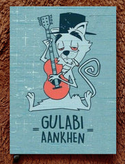 Meowjestic Vibes  – Desi Cool Cat Notebook | A5 & A6 Ruled Diary by Artstri