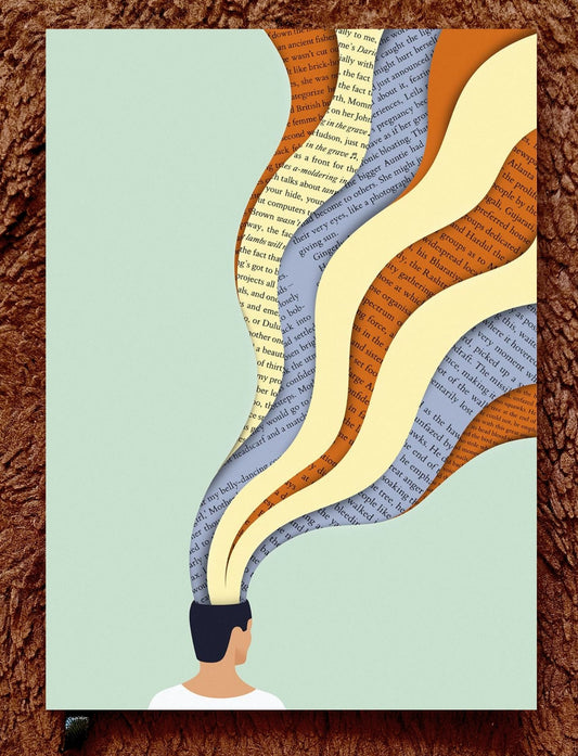Mind Unfolded – Abstract Thought Flow Notebook | Ruled A5 & A6 Diary by Artstri