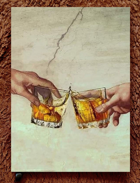 Gods of the Happy Hour  – Artistic Whiskey Notebook | Aesthetic Ruled A5 & A6 Diary