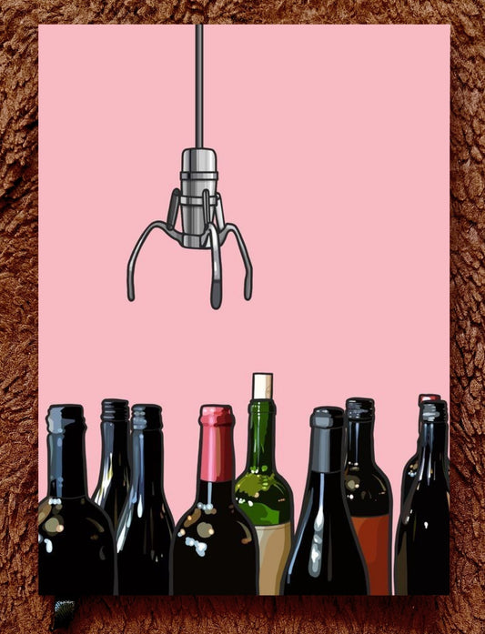 Grab One & Cope – Wine Picker Notebook | Funny Aesthetic Ruled A5 & A6 Diary by Artstri