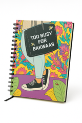 Bakwaas-Free Zone – A5 Spiral Notebook