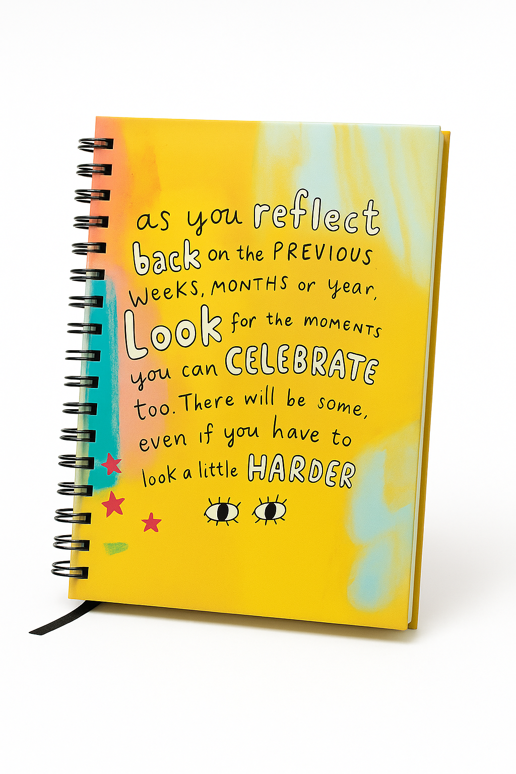 Celebrate Every Glimpse – A5 Spiral Notebook