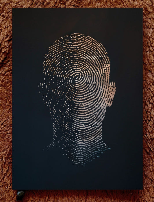 Trace of Me – Identity-Inspired Fingerprint Notebook | Ruled A5 & A6 Diary by Artstri