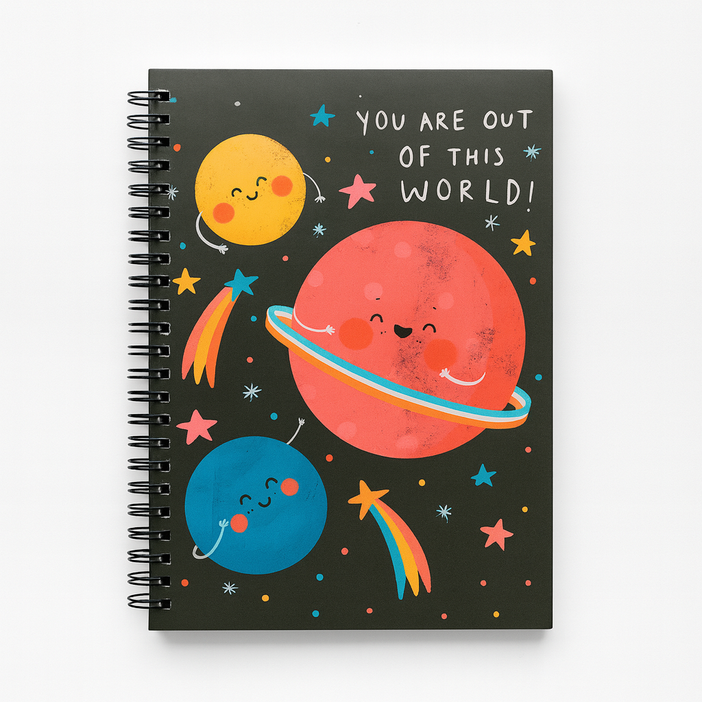 Cosmic Daydream – A5 Spiral Notebook