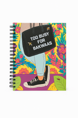 Bakwaas-Free Zone – A5 Spiral Notebook