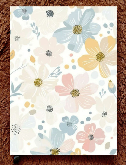 Whispers of Spring  – Dreamy Floral Notebook | Aesthetic A5 & A6 Ruled Diary