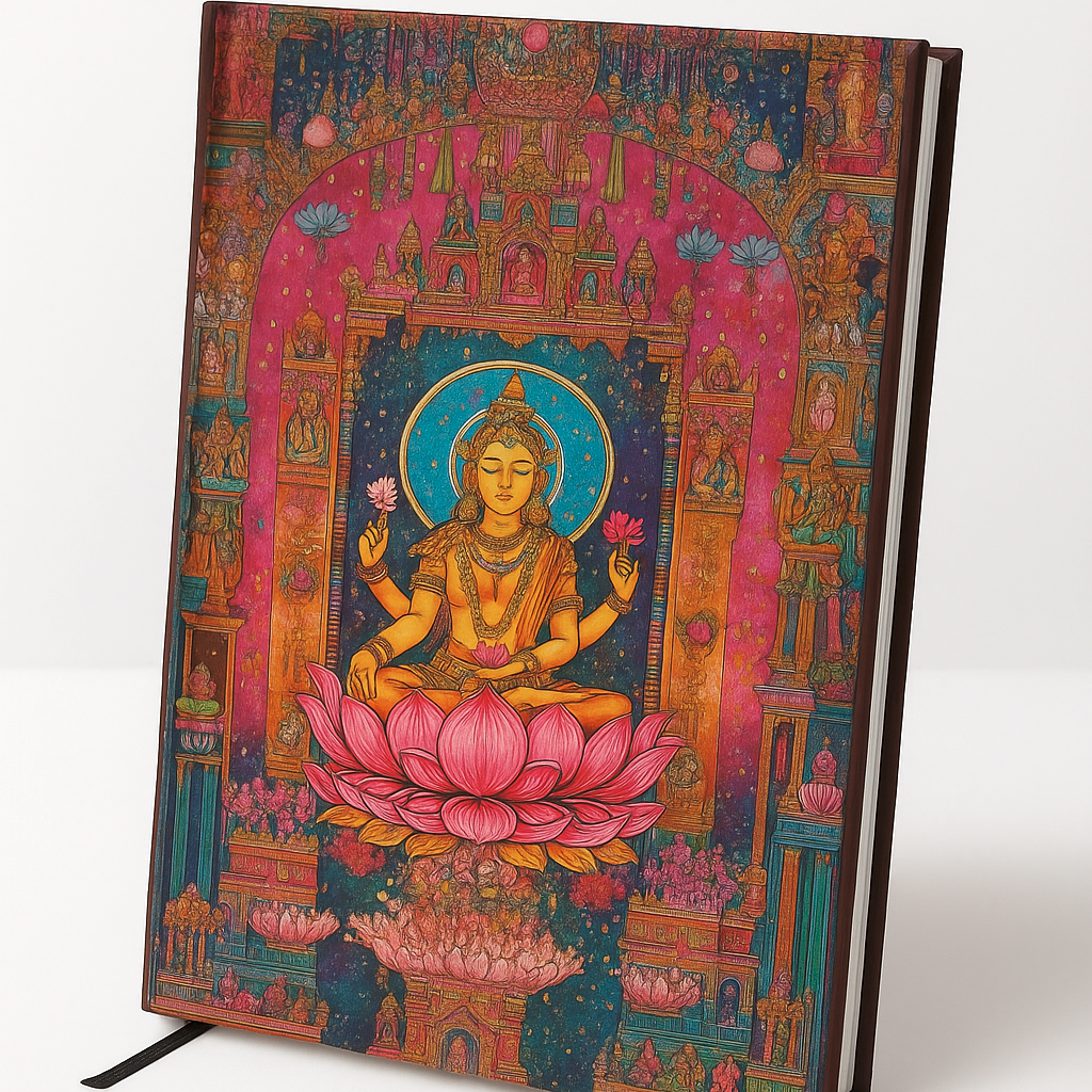 Traditional Bahi Khata Notebook with Goddess Lakshmi Cover