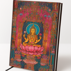 Traditional Bahi Khata Notebook with Goddess Lakshmi Cover