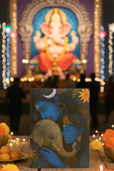 Shiv Parvati Ganesha Notebook – A5 Hardcover/Softcover, 100 Pages, 90 GSM Acid-Free Paper
