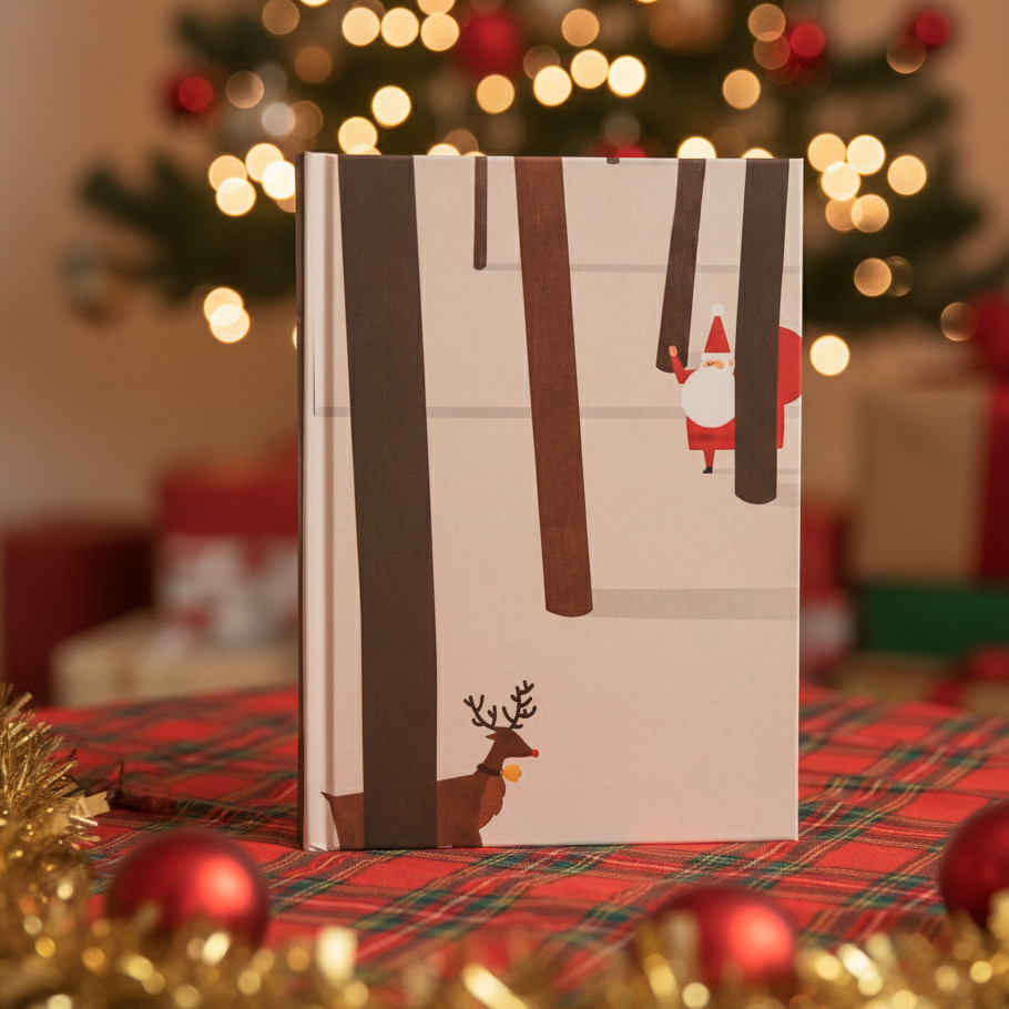 Santa & Reindeer Forest Notebook – Holiday Edition