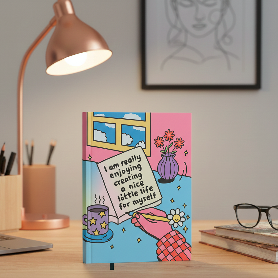 Little Life Journal – A5 Pastel Motivational Notebook