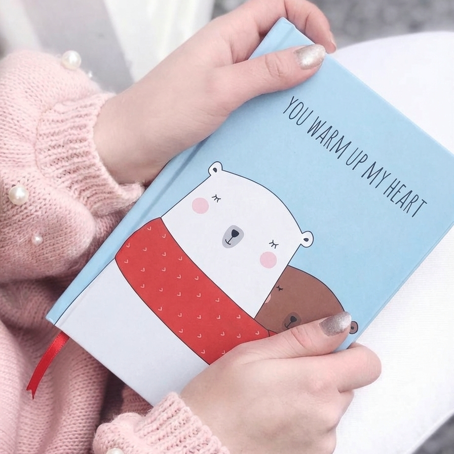You Warm Up My Heart – Hardbound Notebook