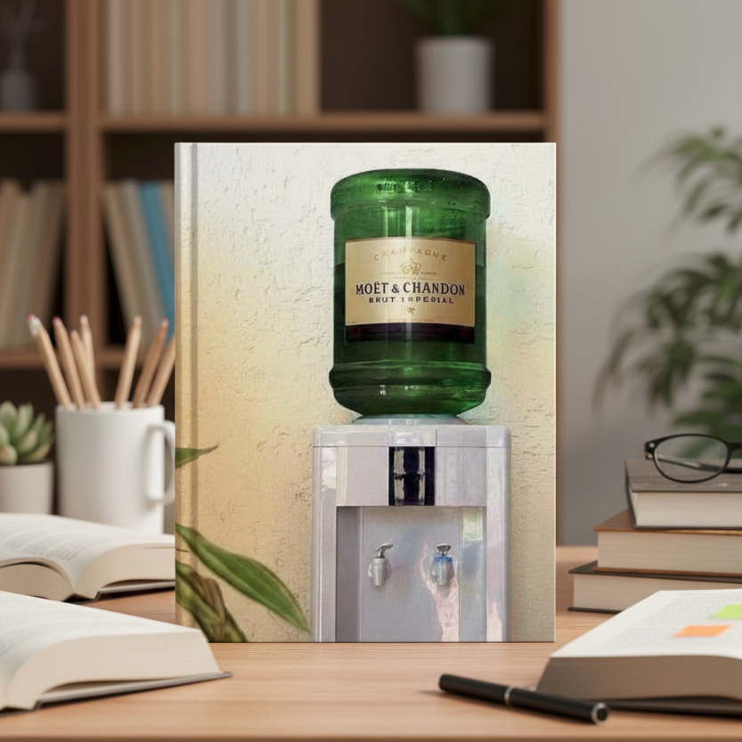 Corporate Bubbly  – Luxe Humor Notebook | Aesthetic A5 & A6 Diary