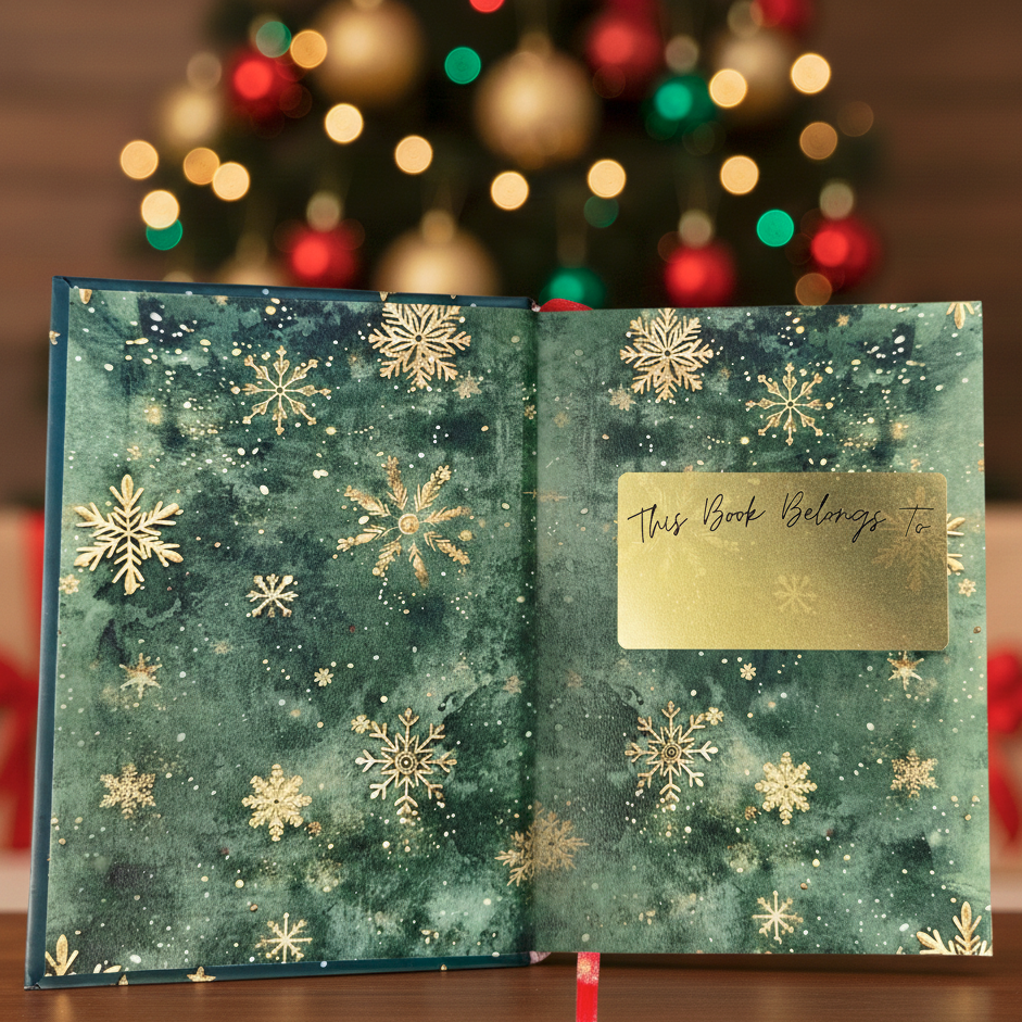 Midnight Christmas Stars Notebook – Holiday Edition