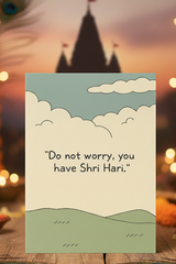 Do Not Worry, You Have Shri Hari Notebook – A5 Hardcover/Softcover, 90 GSM Acid-Free Paper
