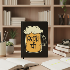 P is for Party  – Desi Beer Mug Notebook | Funny Aesthetic A5 & A6 Diary