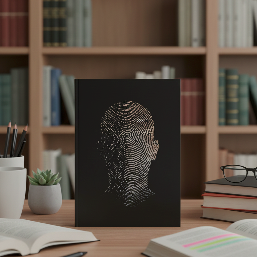 Trace of Me – Identity-Inspired Fingerprint Notebook | Ruled A5 & A6 Diary