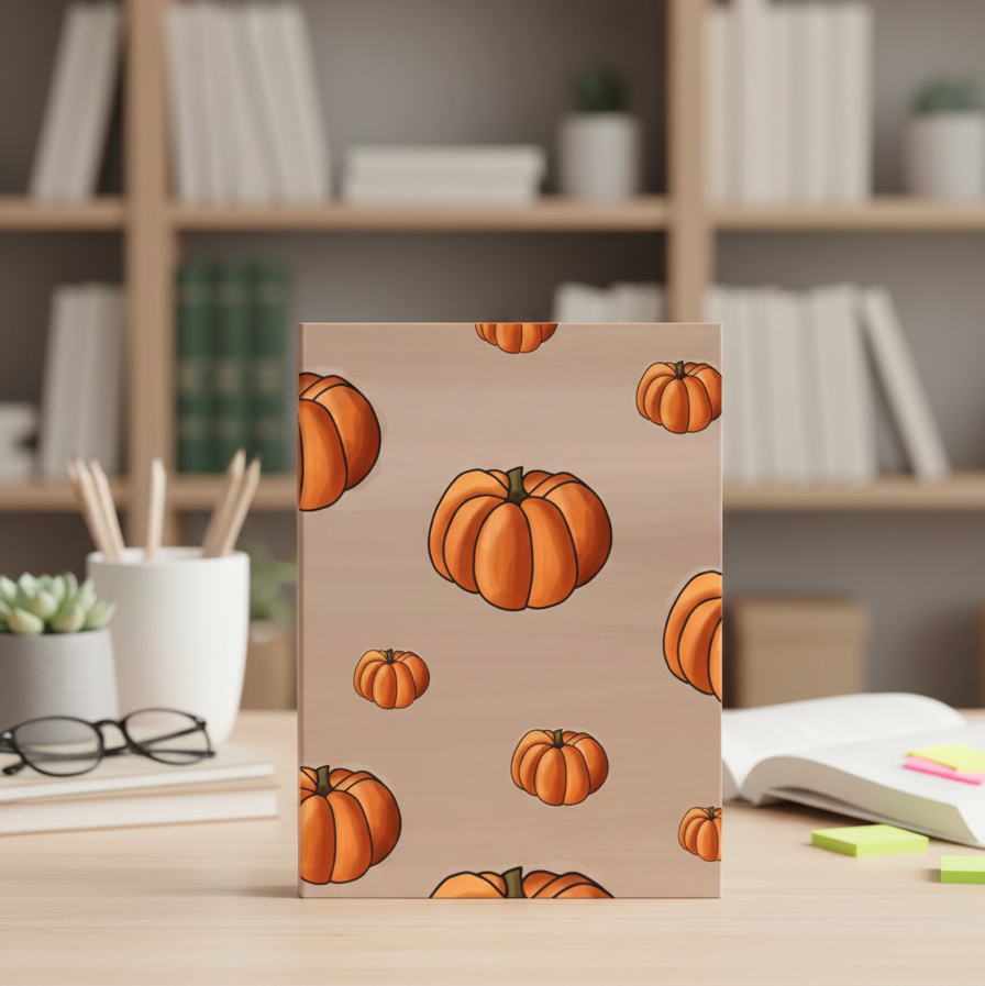 Pumpkin Please!” – Autumn Vibes Notebook | A5 & A6 Diary Collection