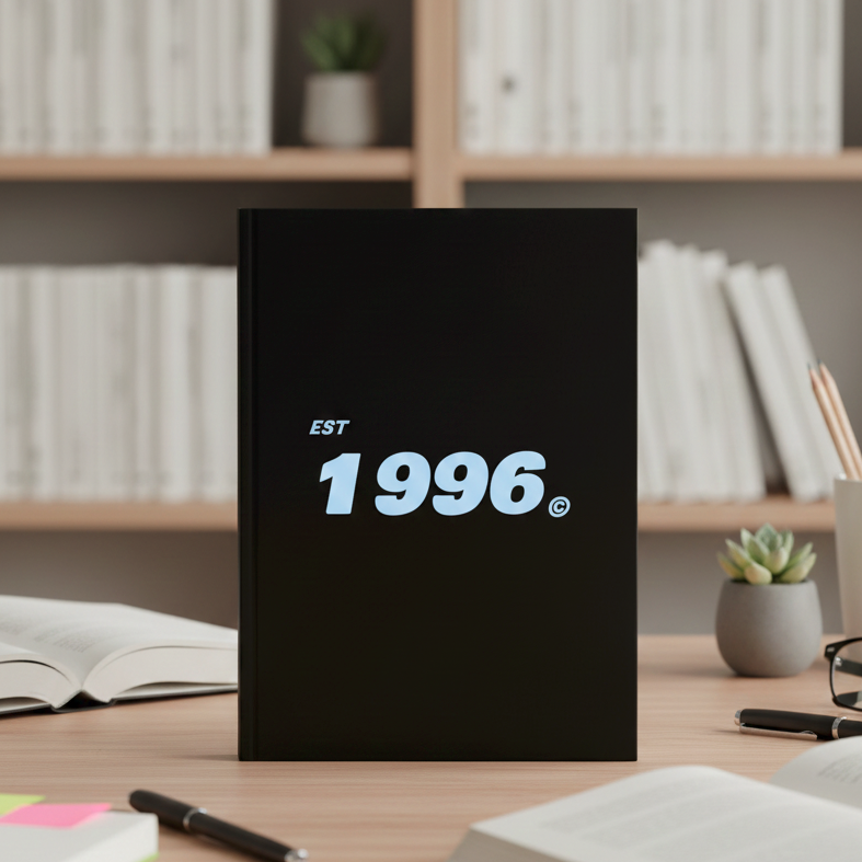 Born in Bold – Classic Year Notebook | Minimal Aesthetic A5 & A6 Diary