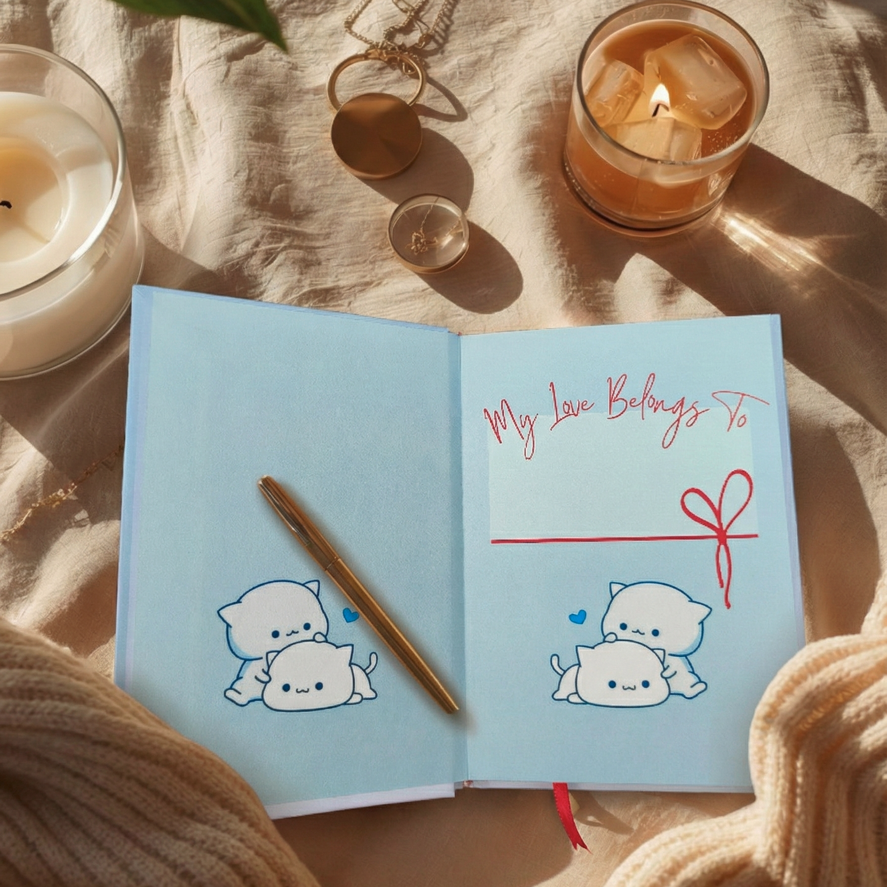 You Warm Up My Heart – Hardbound Notebook