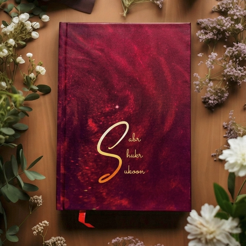 Sabr • Shukr • Sukoon Journal – Crimson Edition