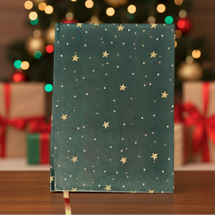 Midnight Christmas Stars Notebook – Holiday Edition