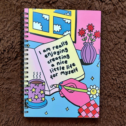 Nice Little Life – A5 Spiral Notebook