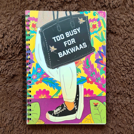 Bakwaas-Free Zone – A5 Spiral Notebook