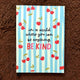 Be Cherry Kind – A5 Soft Cover Ruled Notebook with Motivational Quote